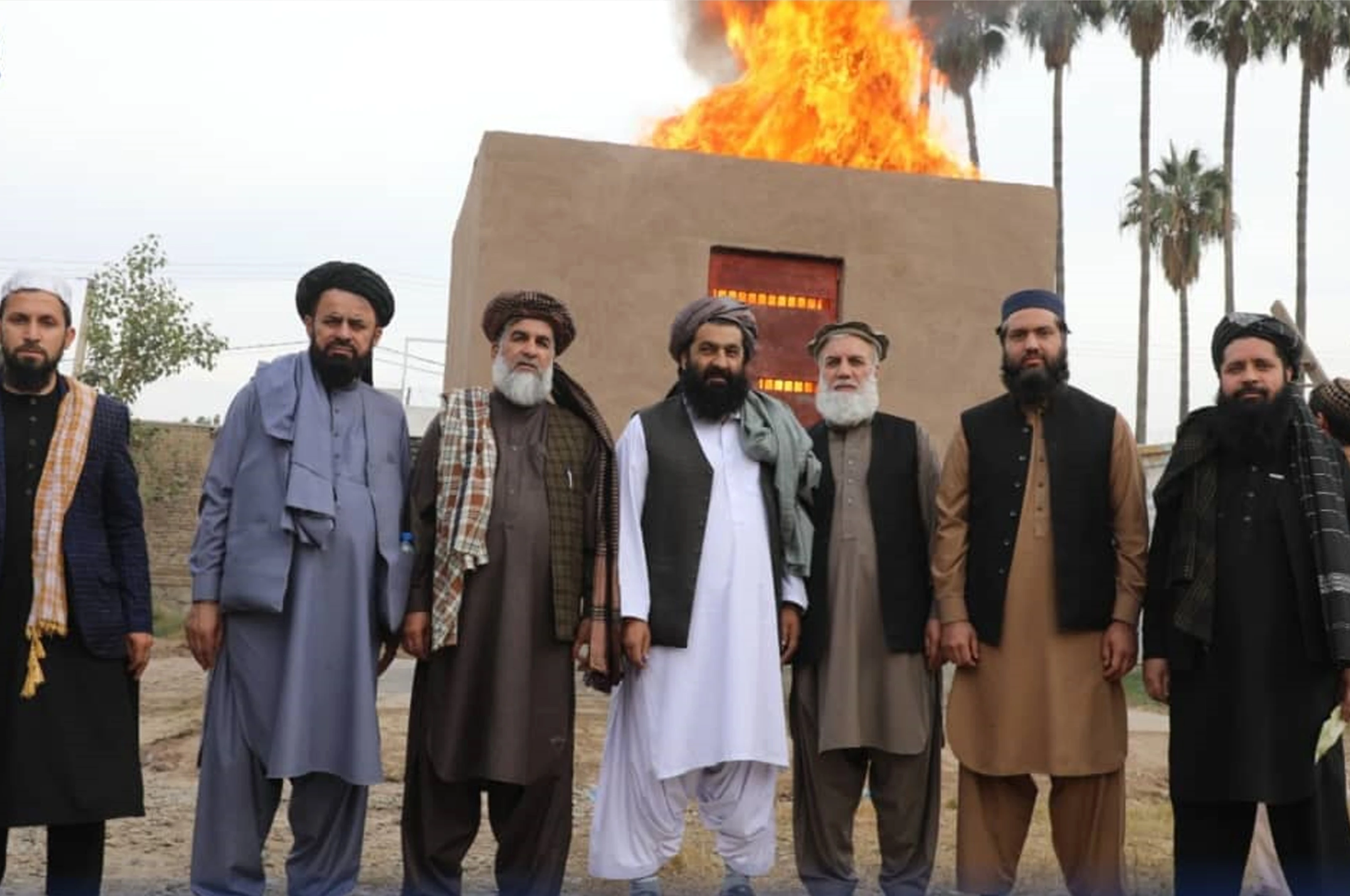 ننګرهار کې نږدې ۱۱۹ میليونه مندرس افغانۍ سوځول شوې