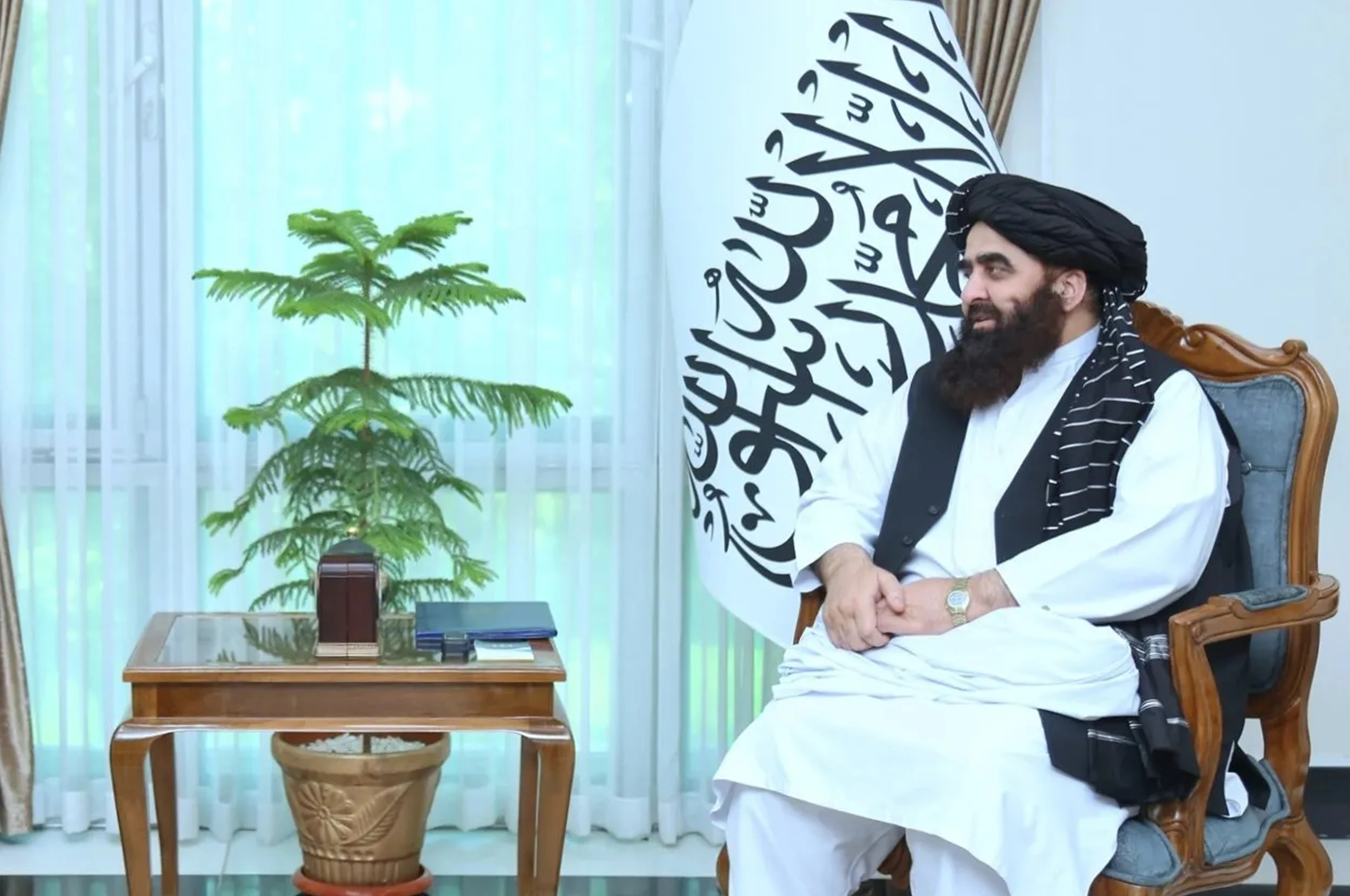  د افغانستان بهرنیو چارو وزیر: د اسلامي امارت د نظر رعایت په صورت کې د م.م په ټولو نوښتونو کې همکاري کوو