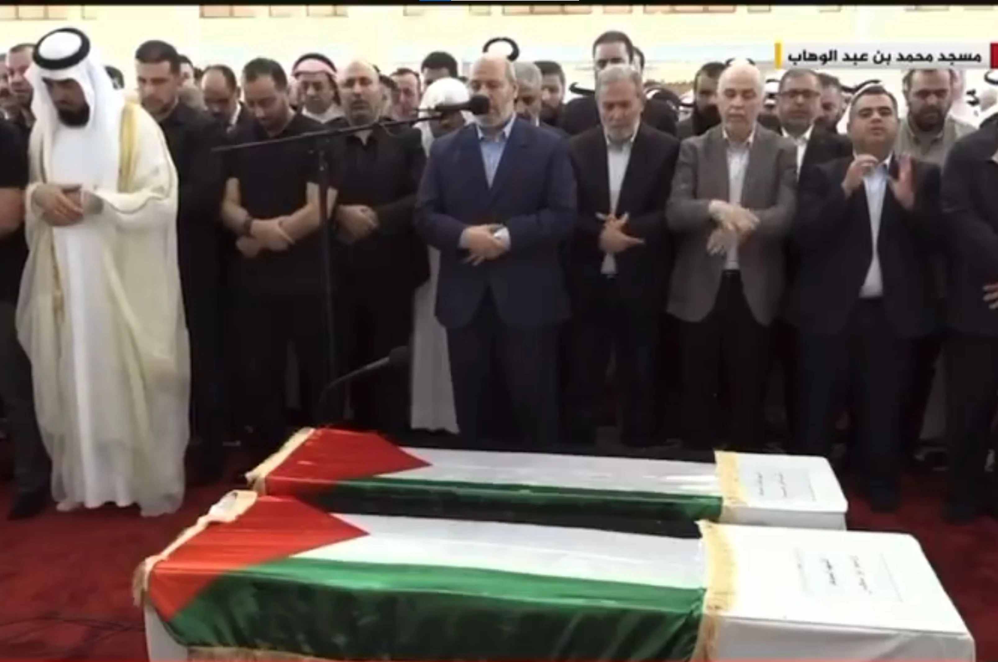 د شهید هنیه د جنازې لمونځ قطر کې ادا شو